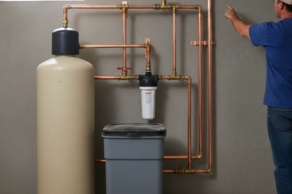 Whole-house water treatment system installed in Oakboro